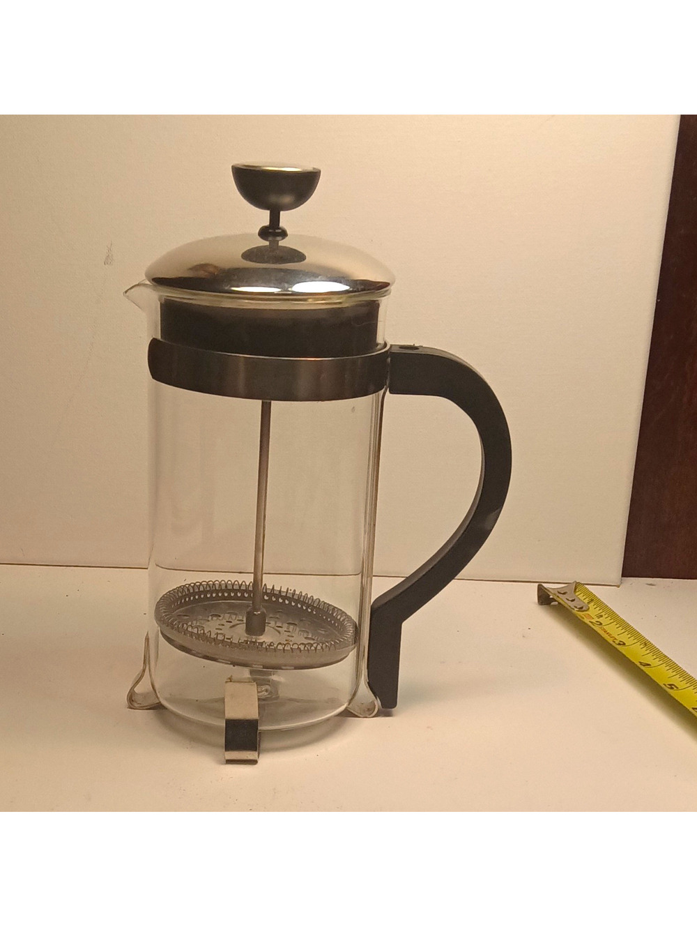 Primula Classic 8-Cup French Press Coffee Maker 32 oz Glass & Chrome Black